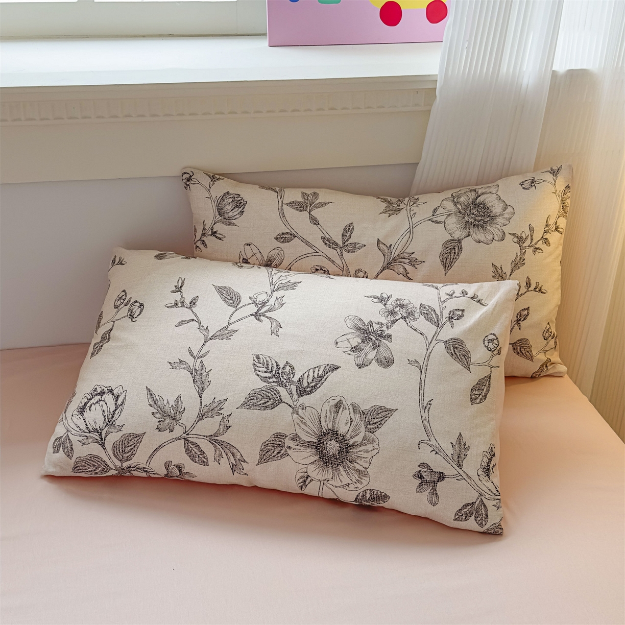 91家纺网 家纺一手货源 找家纺 恒爱家纺2025新款A类全棉印花四件套 恍然如梦