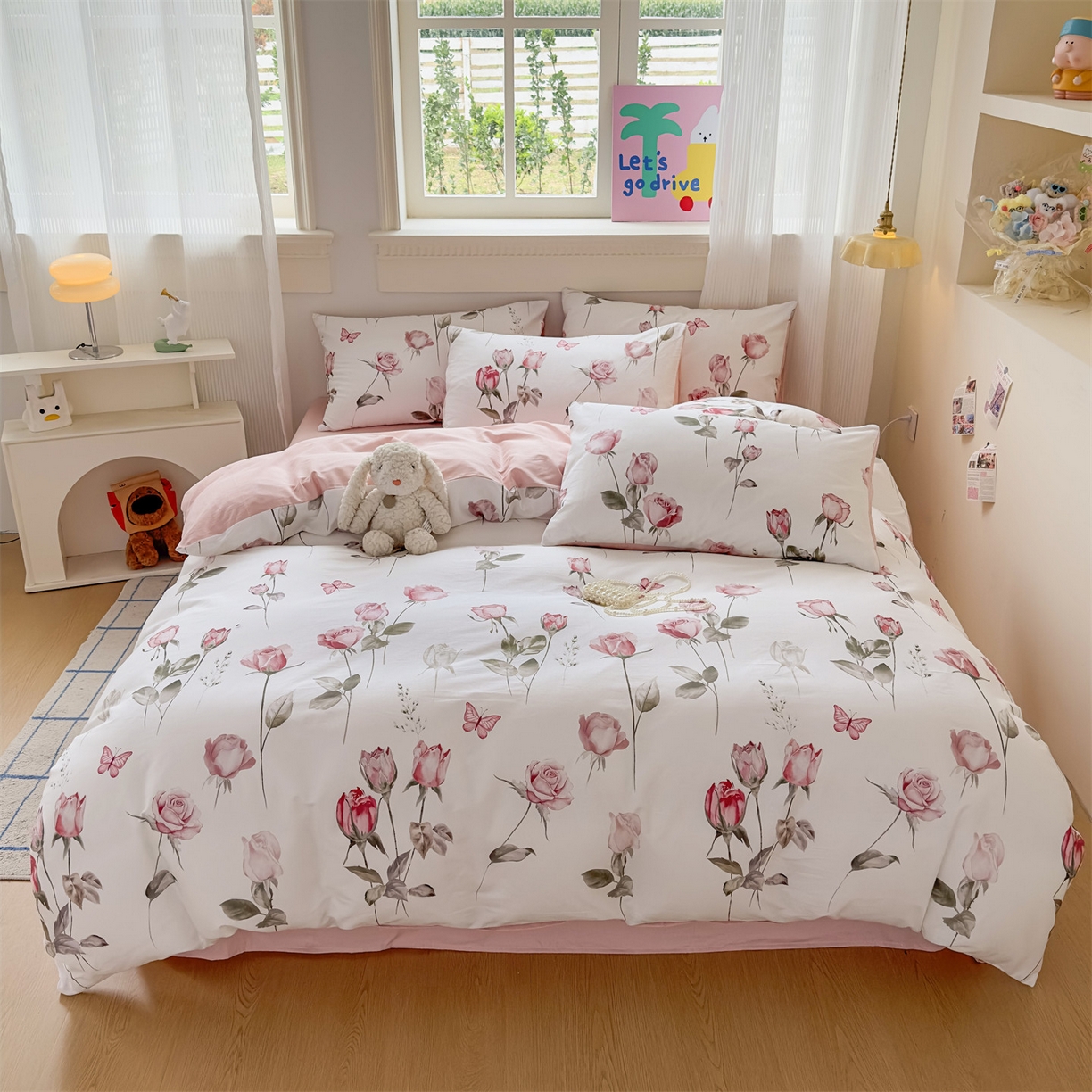 恒爱家纺2025新款A类全棉印花四件套 洛神