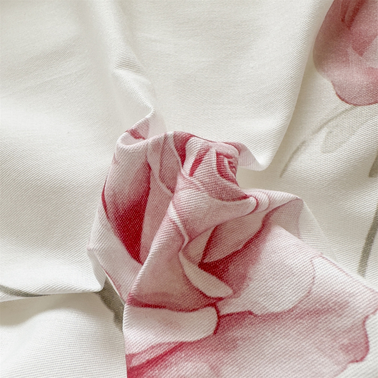 91家纺网 家纺一手货源 找家纺 恒爱家纺2025新款A类全棉印花四件套 洛神