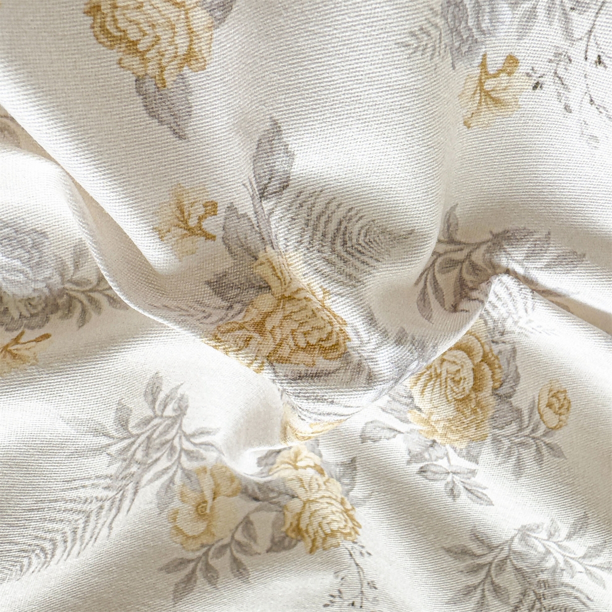 91家纺网 家纺一手货源 找家纺 恒爱家纺2025新款A类全棉印花四件套 情若相惜