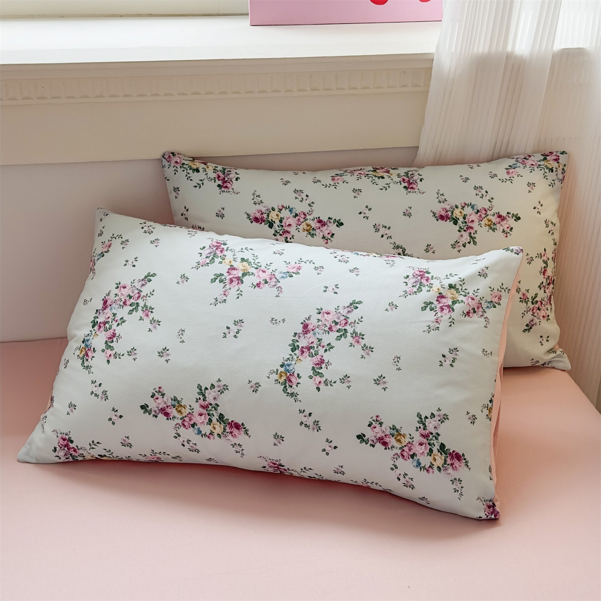 91家纺网 家纺一手货源 找家纺 恒爱家纺2025新款A类全棉印花四件套 若初