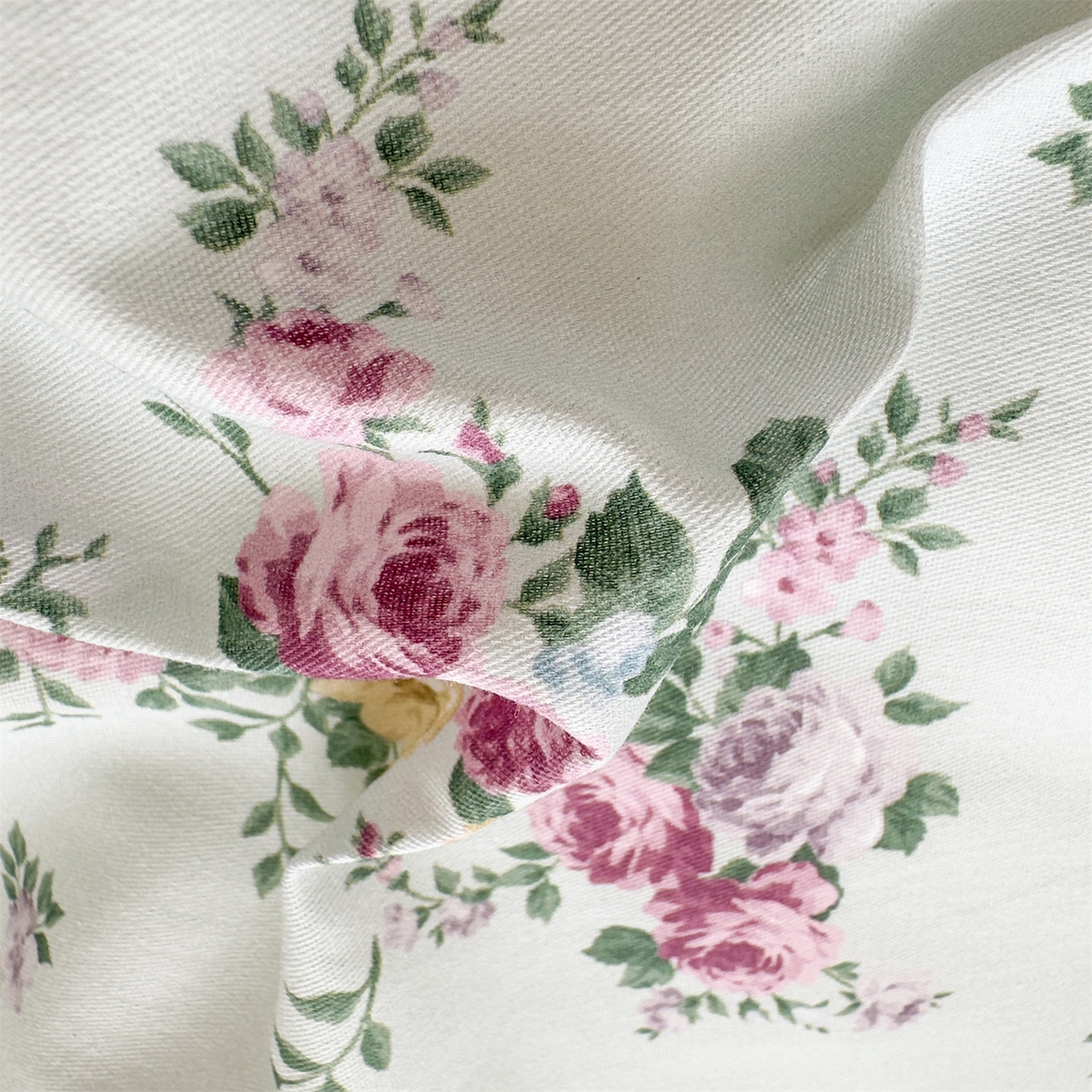 91家纺网 家纺一手货源 找家纺 恒爱家纺2025新款A类全棉印花四件套 若初