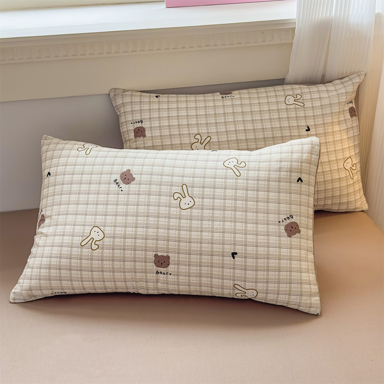 91家纺网 家纺一手货源 找家纺 恒爱家纺2025新款A类全棉印花四件套 愿如意