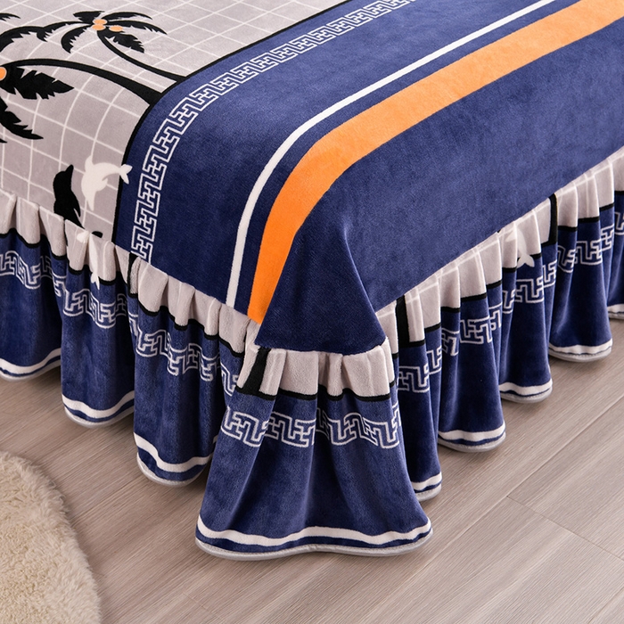 91家纺网 家纺一手货源 找家纺 缘莉娜家纺 2025高克重8斤牛奶绒四件套金貂绒法莱绒加厚保暖直播电商爆款 海阔天空