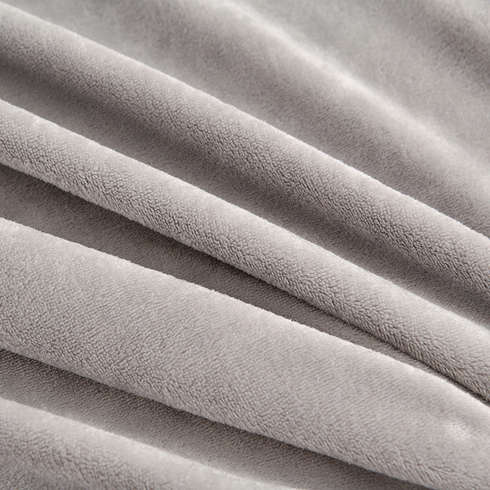 91家纺网 家纺一手货源 找家纺 缘莉娜家纺 2025高克重8斤牛奶绒四件套金貂绒法莱绒加厚保暖直播电商爆款 灰色