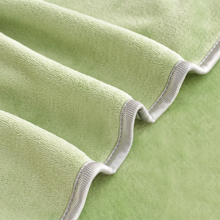 91家纺网 家纺一手货源 找家纺 缘莉娜家纺 2025高克重8斤牛奶绒四件套金貂绒法莱绒加厚保暖直播电商爆款 苹果绿