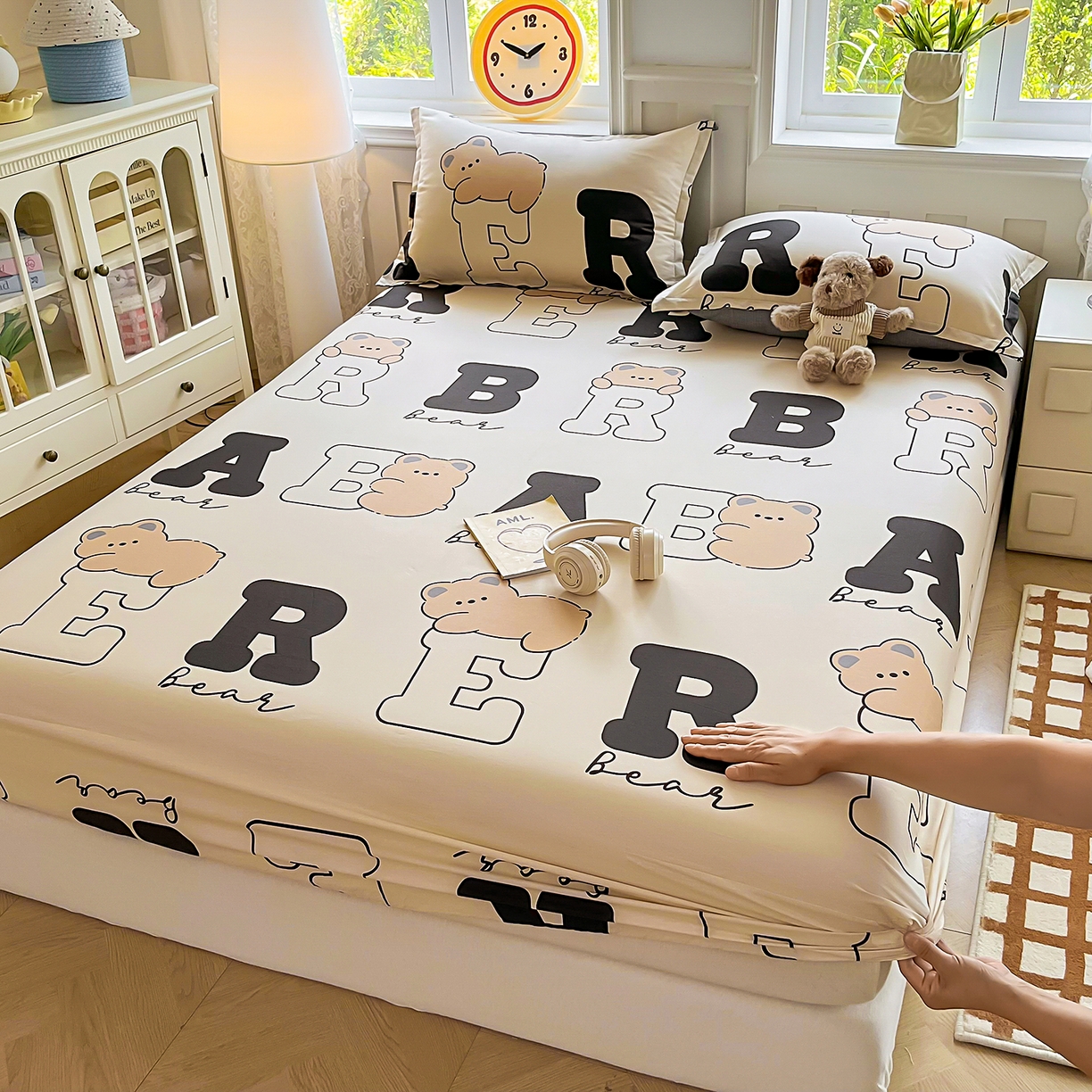 91家纺网 家纺一手货源 找家纺 （总）禧安居 2025新款高支高密活性印染全棉印花四件套全棉四件套三件套被套（支持定制尺寸）