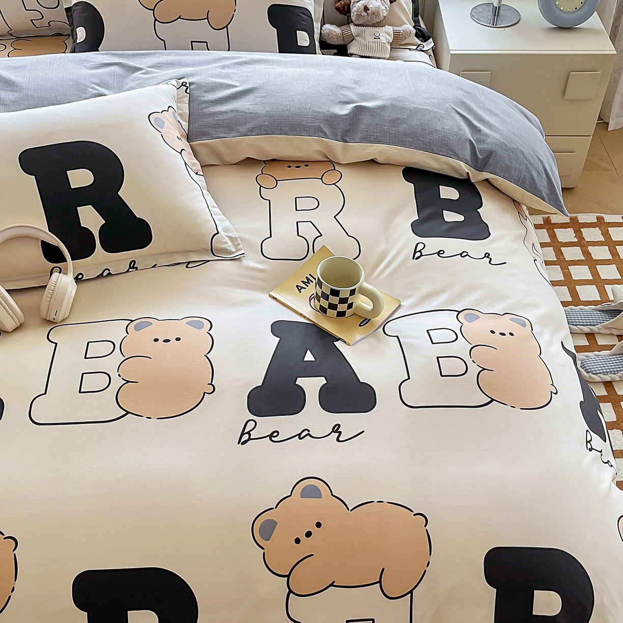 91家纺网 家纺一手货源 找家纺 （总）禧安居 2025新款高支高密活性印染全棉印花四件套全棉四件套三件套被套（支持定制尺寸）