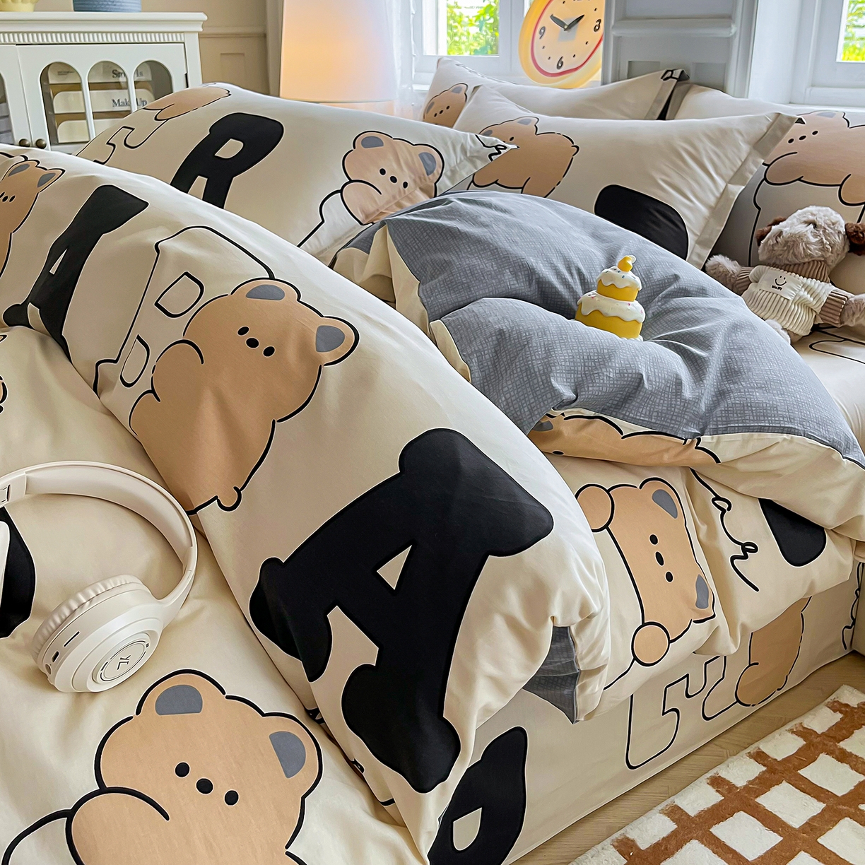 91家纺网 家纺一手货源 找家纺 （总）禧安居 2025新款高支高密活性印染全棉床笠印花床笠单床笠（支持定制尺寸）