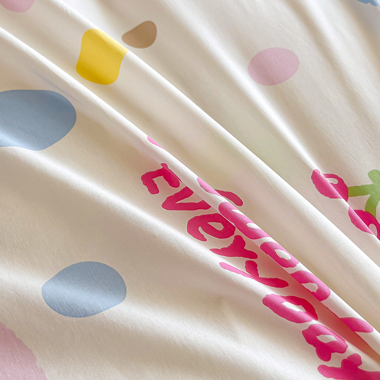 91家纺网 家纺一手货源 找家纺 禧安居 2025新款高支高密活性印染全棉印花四件套全棉四件套三件套被套（支持定制尺寸） 彩萌伙伴