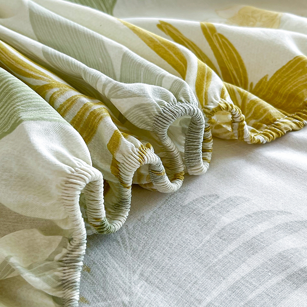 91家纺网 家纺一手货源 找家纺 禧安居 2025新款高支高密活性印染全棉印花四件套全棉四件套三件套被套（支持定制尺寸） 枫叶