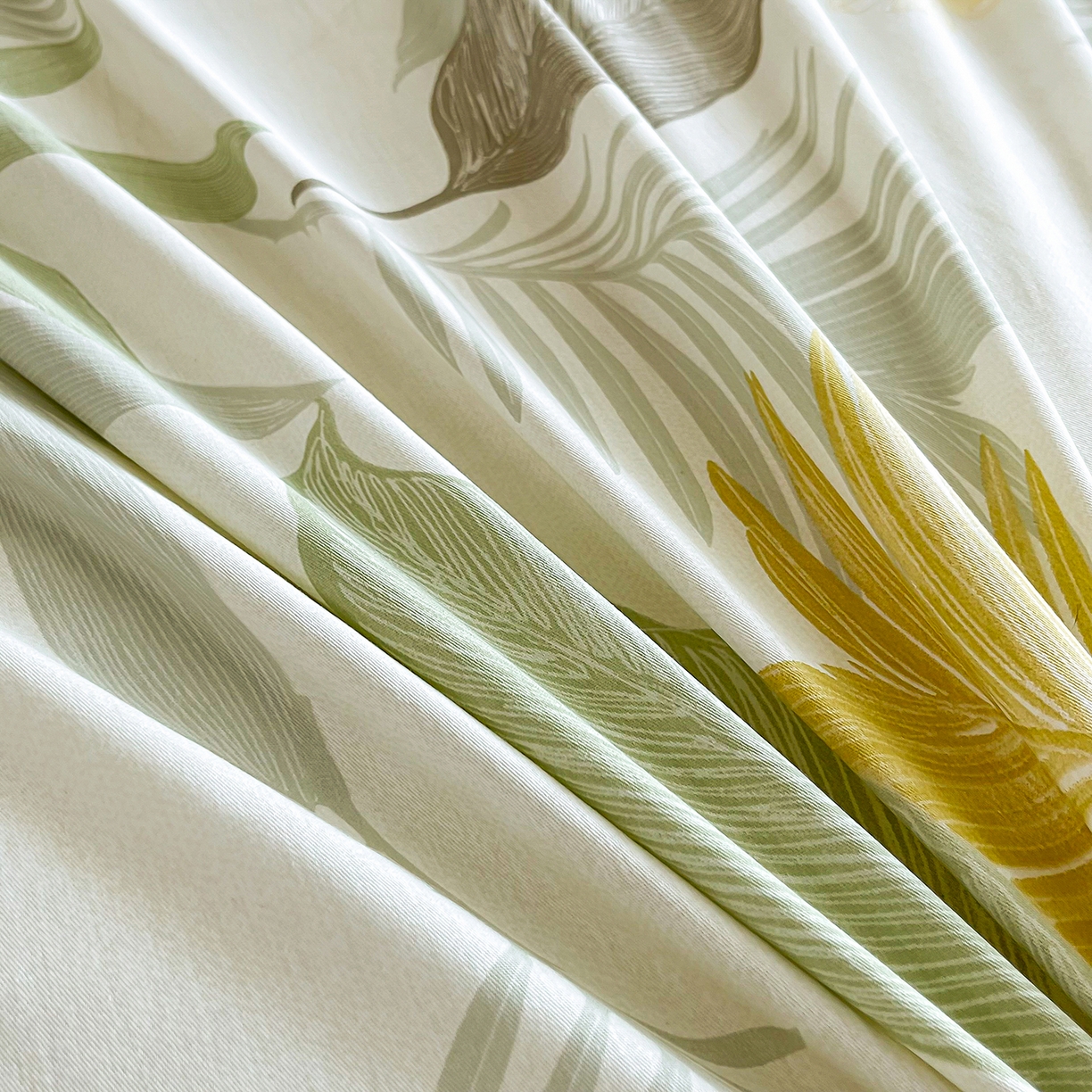 91家纺网 家纺一手货源 找家纺 禧安居 2025新款高支高密活性印染全棉印花四件套全棉四件套三件套被套（支持定制尺寸） 枫叶