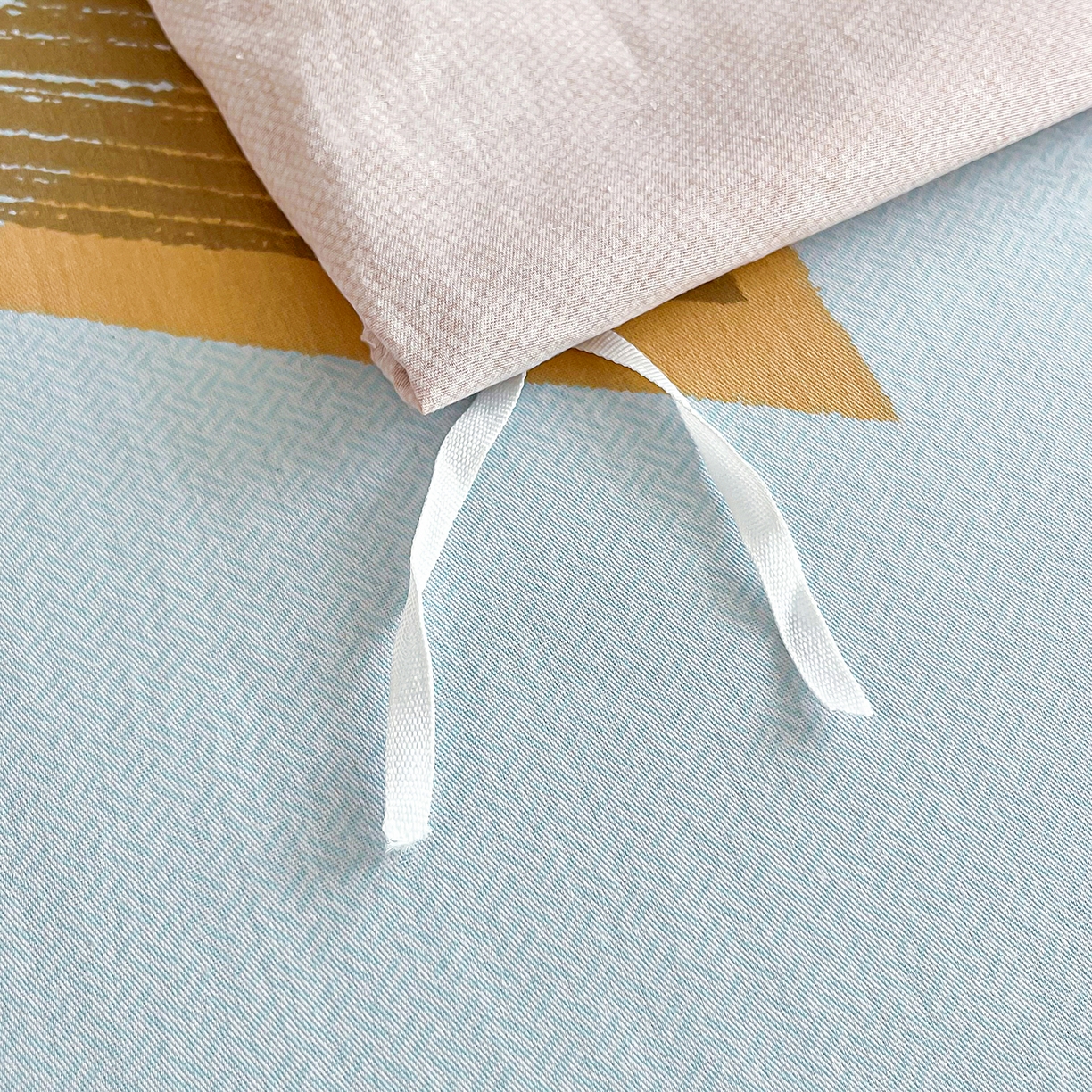 91家纺网 家纺一手货源 找家纺 禧安居 2025新款高支高密活性印染全棉印花四件套全棉四件套三件套被套（支持定制尺寸） 快乐周末