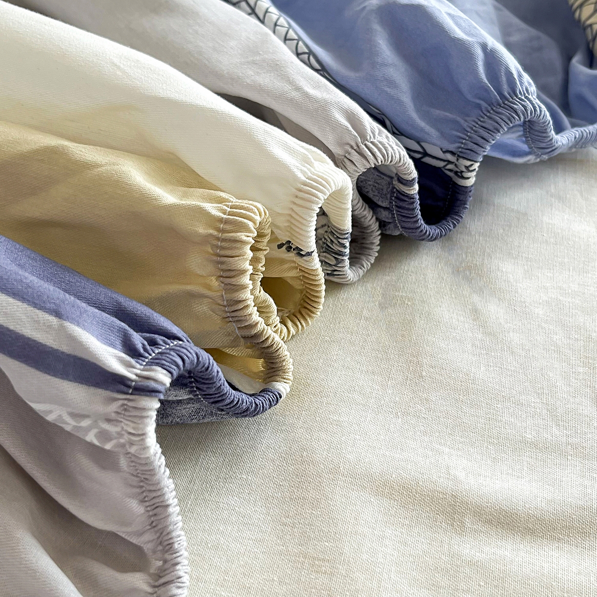 91家纺网 家纺一手货源 找家纺 禧安居 2025新款高支高密活性印染全棉印花四件套全棉四件套三件套被套（支持定制尺寸） 凌川