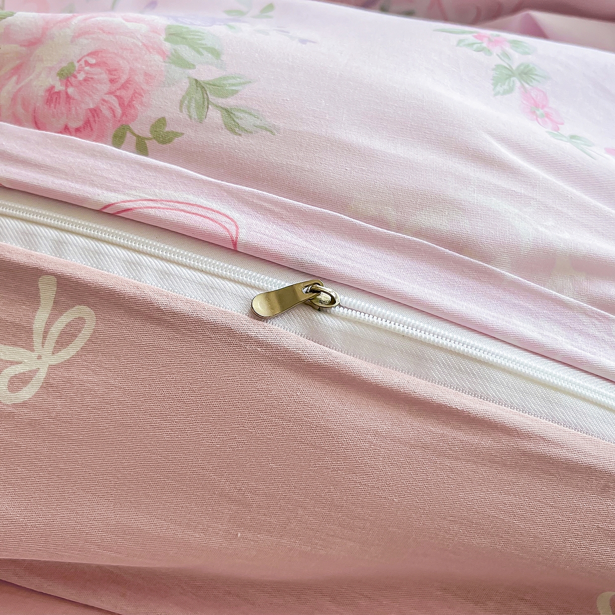 91家纺网 家纺一手货源 找家纺 禧安居 2025新款高支高密活性印染全棉印花四件套全棉四件套三件套被套（支持定制尺寸） 绿茵庭院