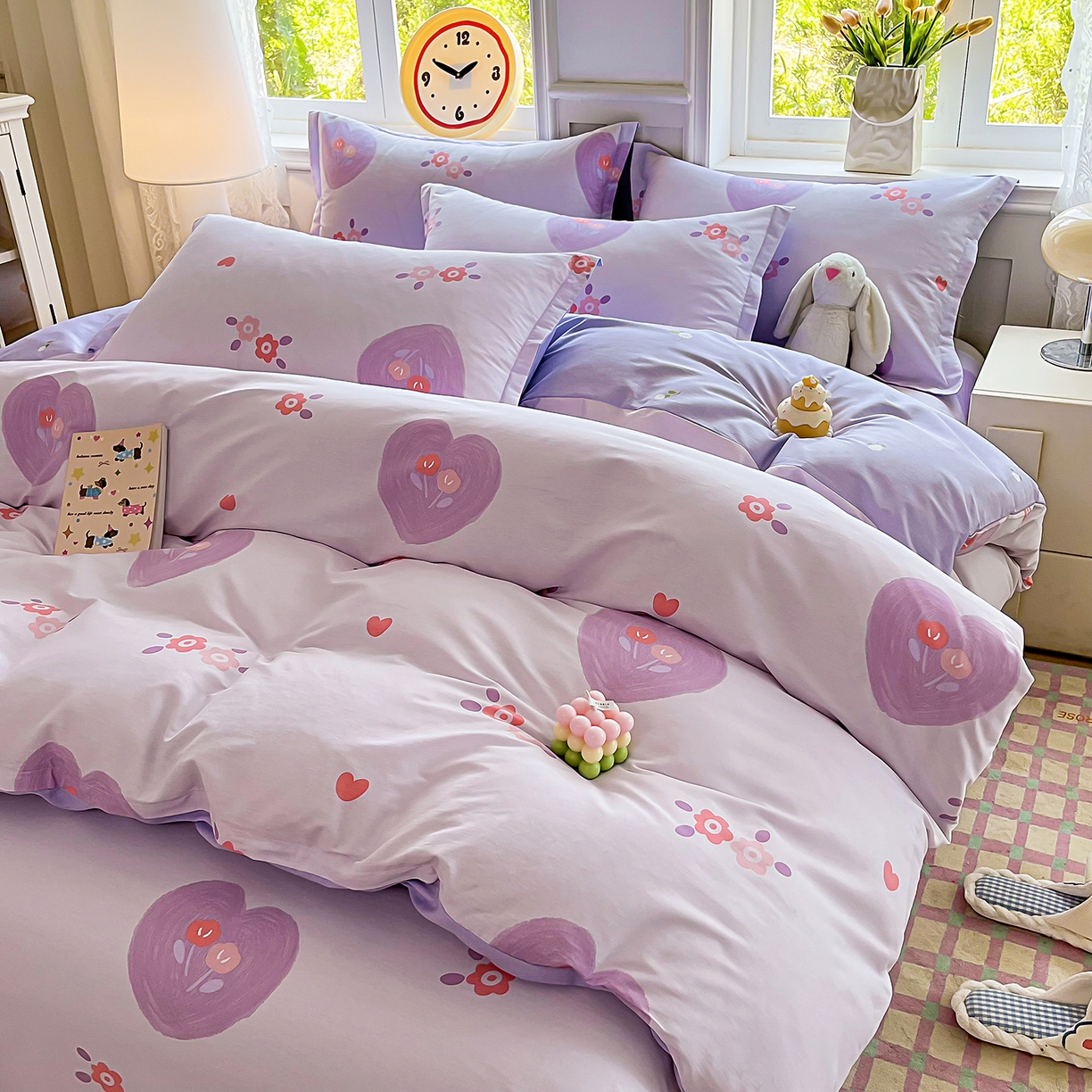 91家纺网 家纺一手货源 找家纺 禧安居 2025新款高支高密活性印染全棉印花四件套全棉四件套三件套被套（支持定制尺寸） 美杜莎