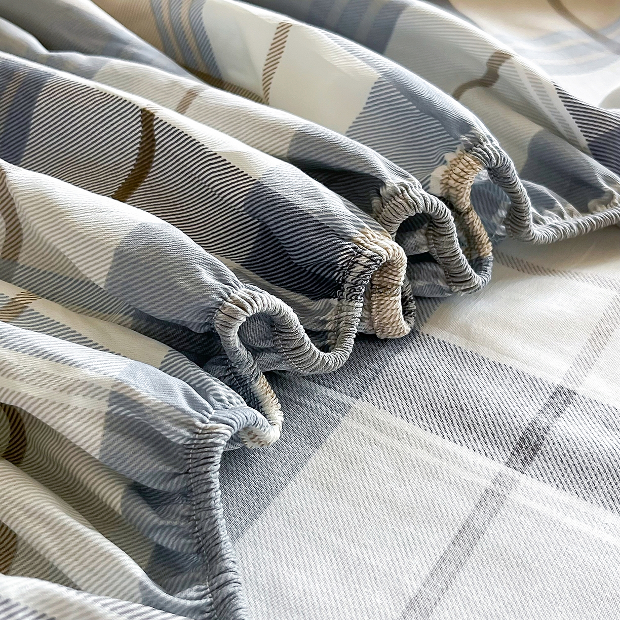 91家纺网 家纺一手货源 找家纺 禧安居 2025新款高支高密活性印染全棉印花四件套全棉四件套三件套被套（支持定制尺寸） 一语空间