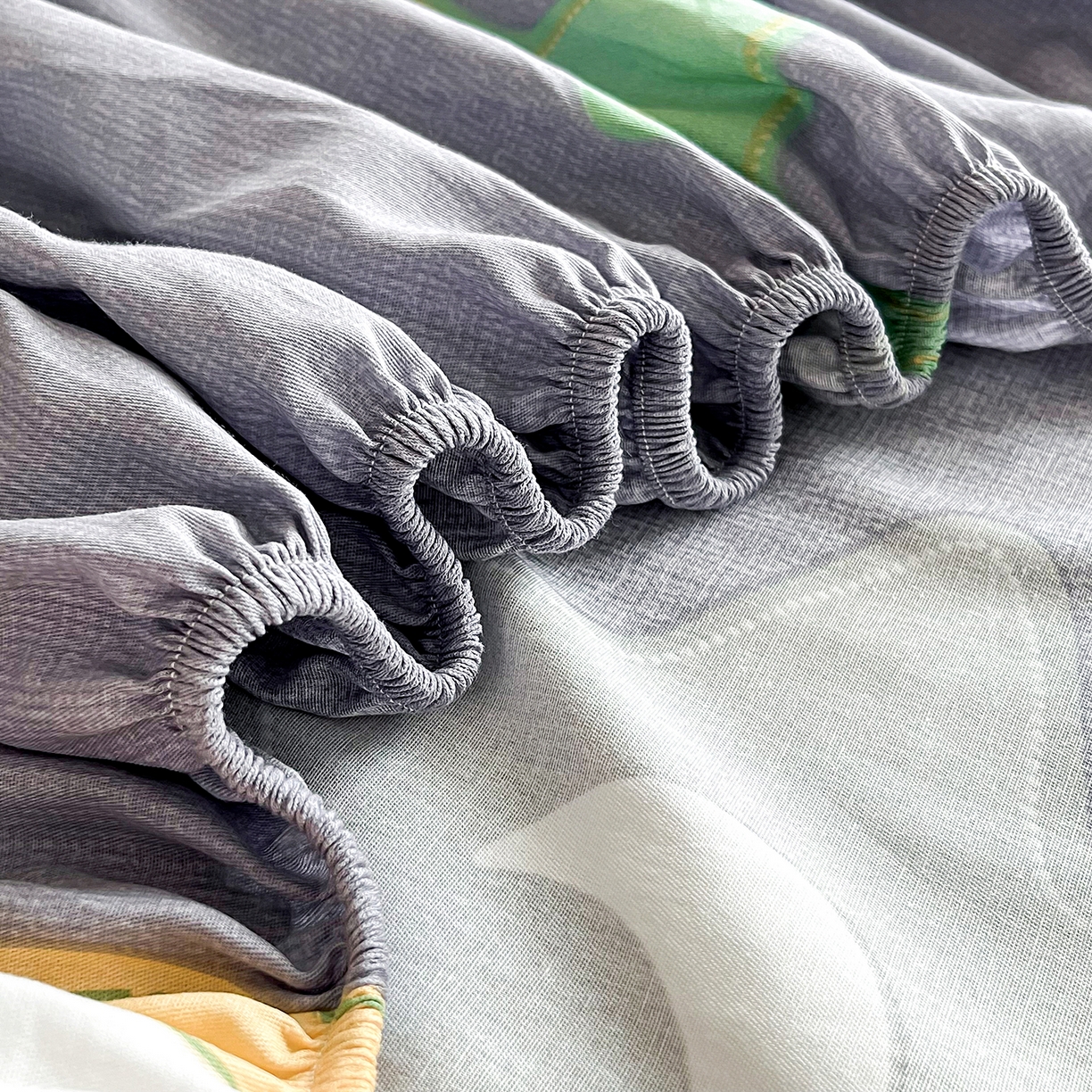 91家纺网 家纺一手货源 找家纺 禧安居 2025新款高支高密活性印染全棉印花四件套全棉四件套三件套被套（支持定制尺寸） 悦动星城