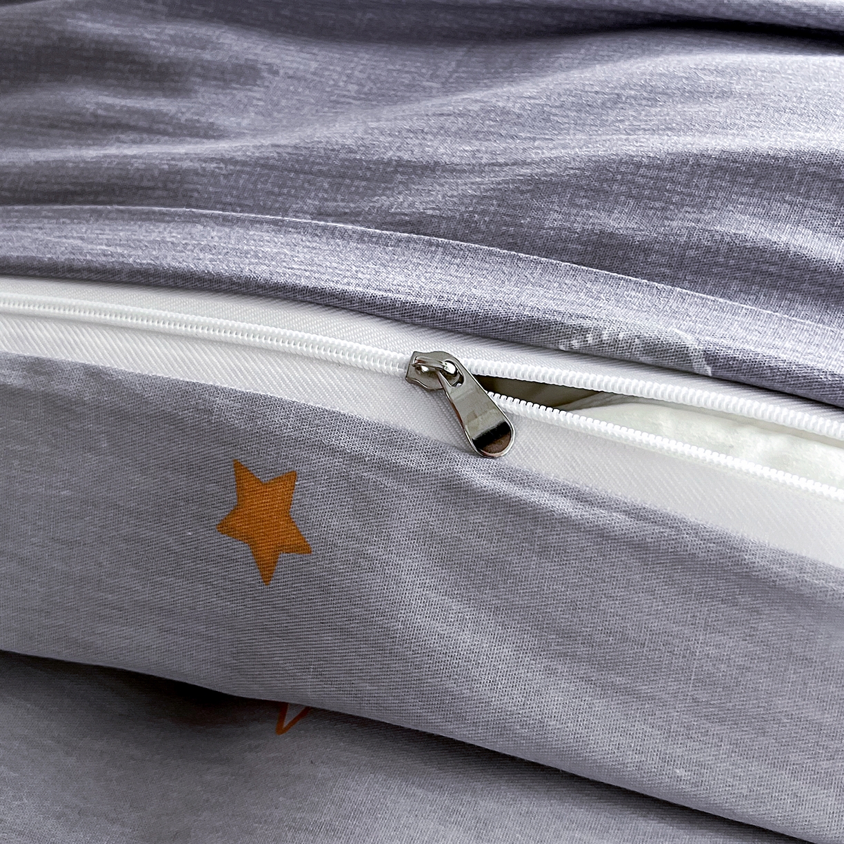 91家纺网 家纺一手货源 找家纺 禧安居 2025新款高支高密活性印染全棉印花四件套全棉四件套三件套被套（支持定制尺寸） 悦动星城