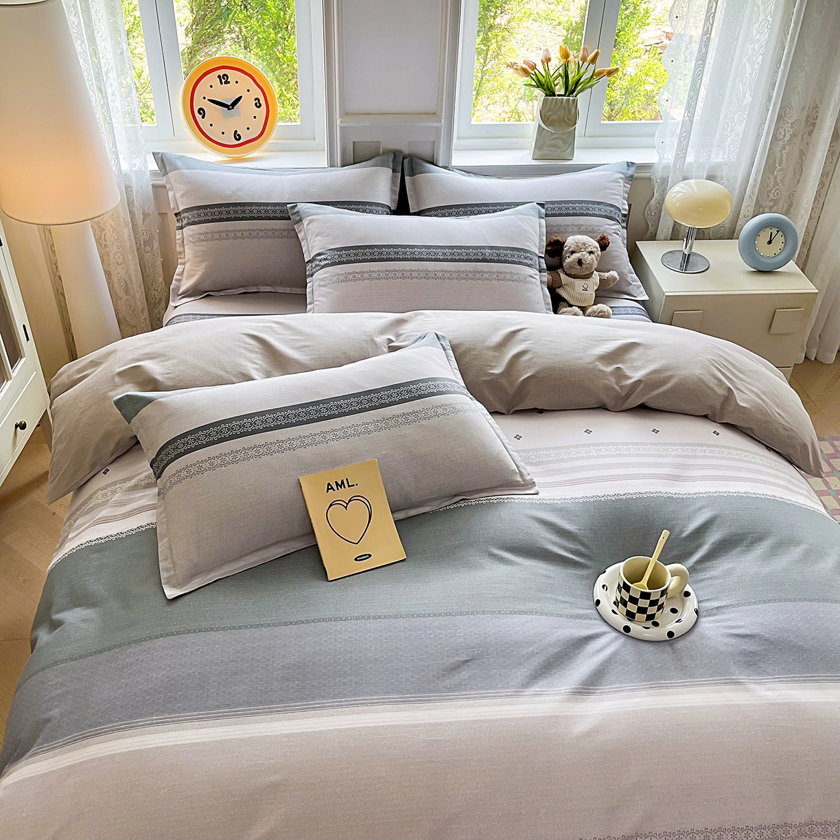 91家纺网 家纺一手货源 找家纺 禧安居 2025新款高支高密活性印染全棉印花被套全棉被套单被套 艾瑞克