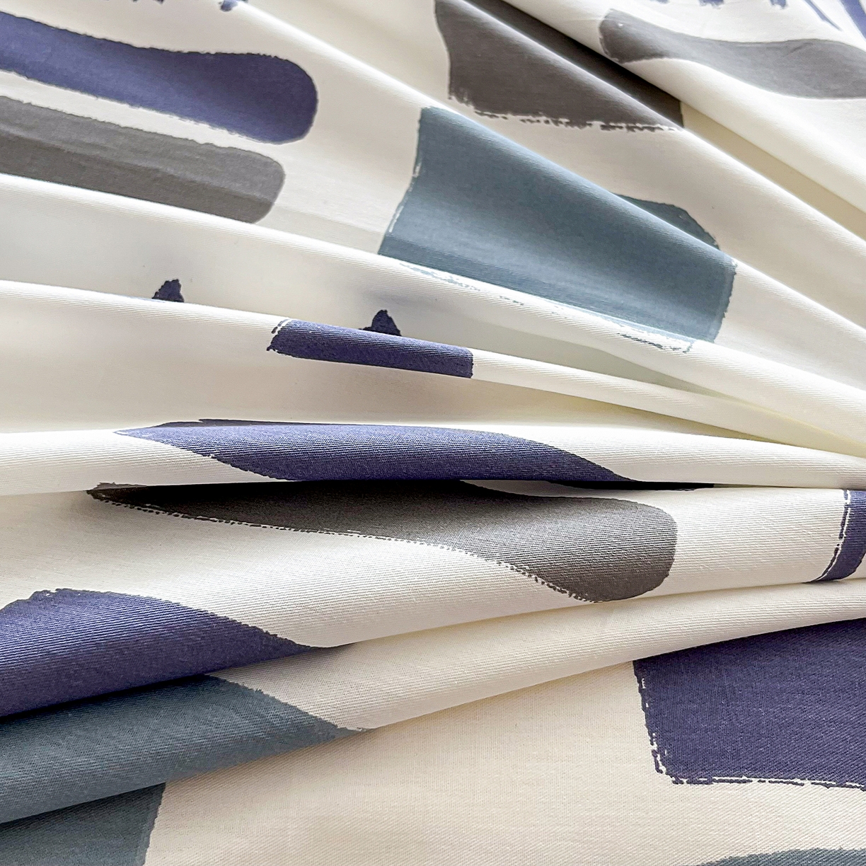 91家纺网 家纺一手货源 找家纺 禧安居 2025新款高支高密活性印染全棉印花被套全棉被套单被套 海盐薄荷