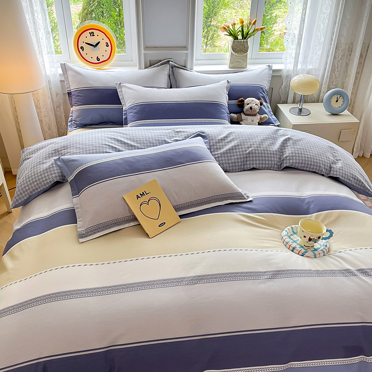 91家纺网 家纺一手货源 找家纺 禧安居 2025新款高支高密活性印染全棉印花被套全棉被套单被套 凌川