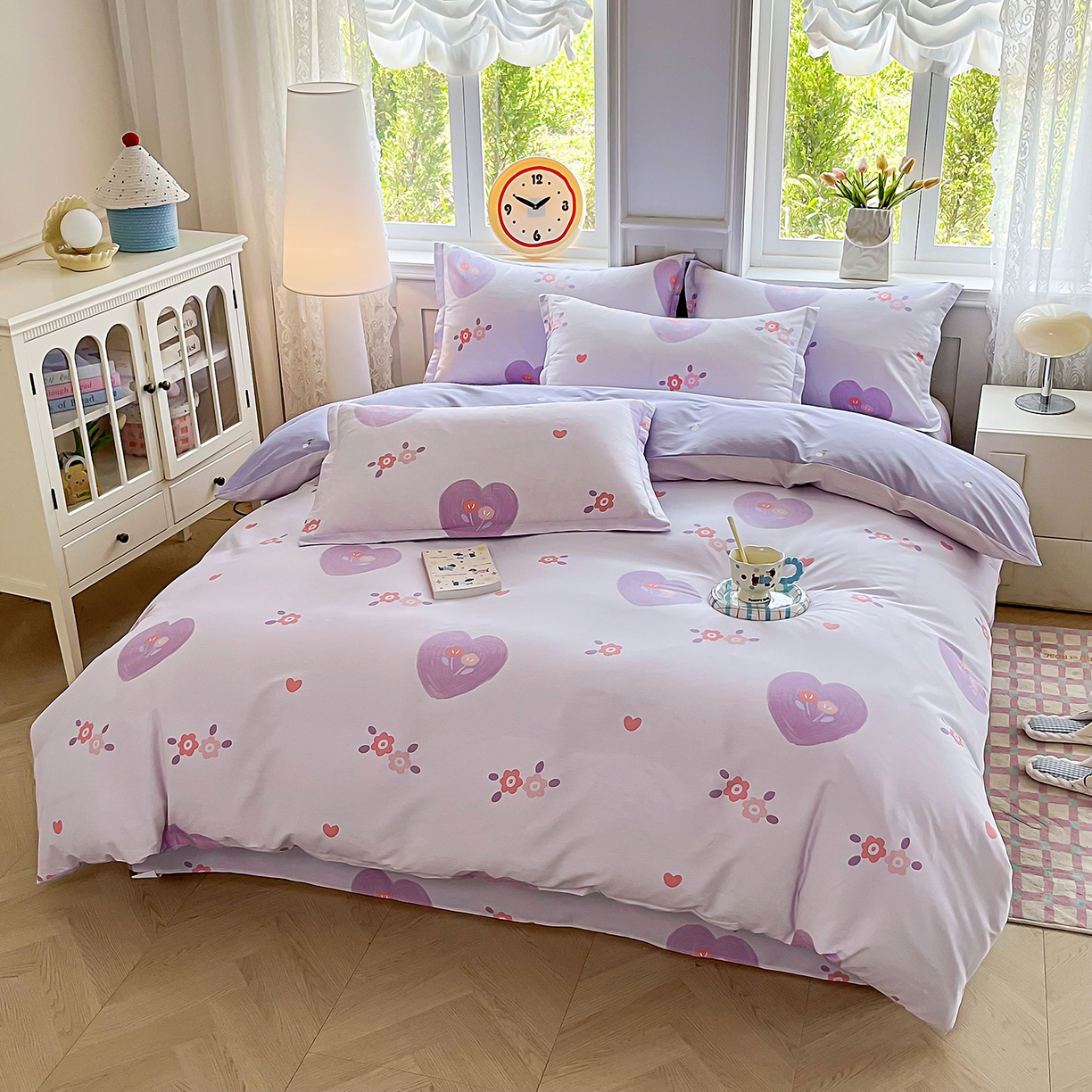 91家纺网 家纺一手货源 找家纺 禧安居 2025新款高支高密活性印染全棉印花被套全棉被套单被套 美杜莎