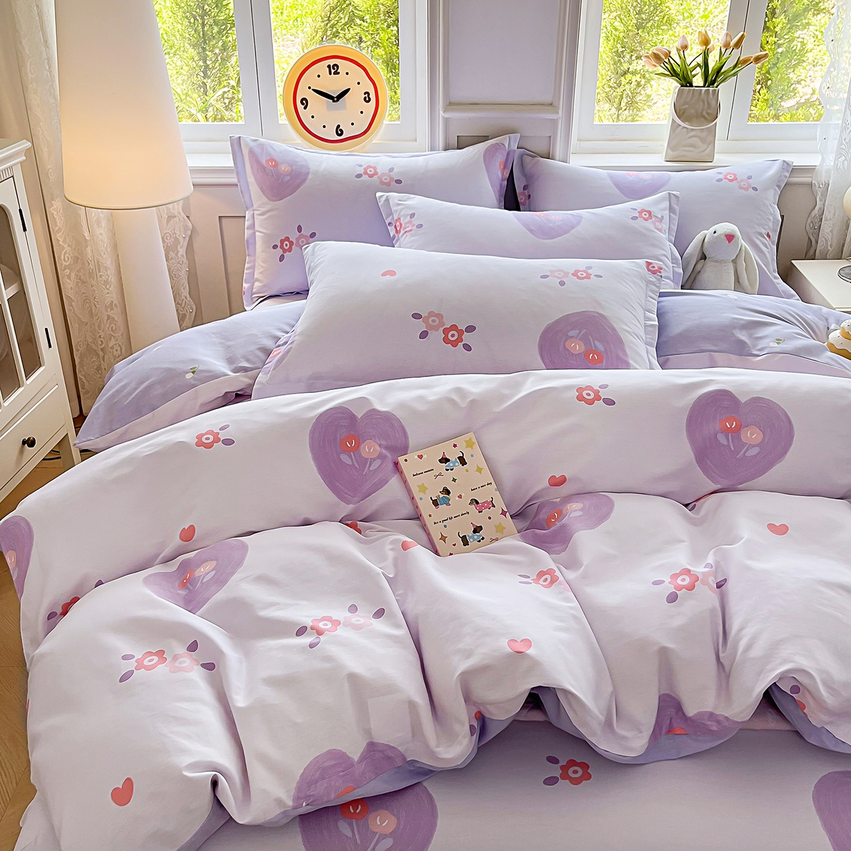 91家纺网 家纺一手货源 找家纺 禧安居 2025新款高支高密活性印染全棉印花被套全棉被套单被套 美杜莎