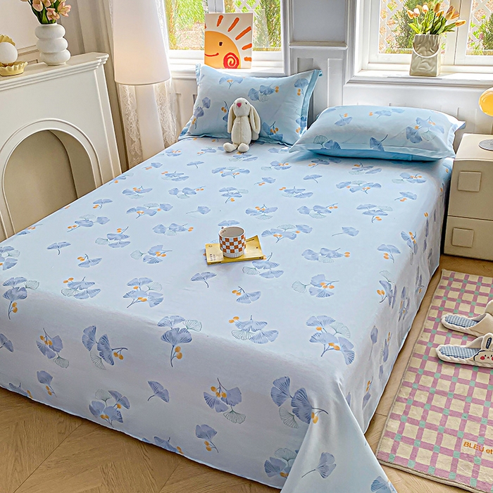 91家纺网 家纺一手货源 找家纺 （总）禧安居 2025新款高支高密活性印染全棉印花床单单床单（支持定制尺寸）（支持定制尺寸）