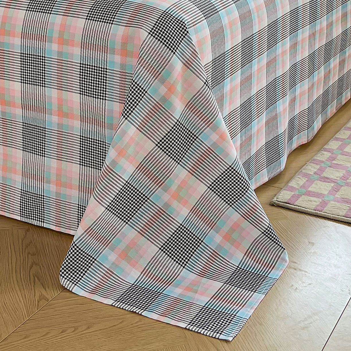 91家纺网 家纺一手货源 找家纺 禧安居 2025新款高支高密活性印染全棉印花床单单床单（支持定制尺寸） 漫语