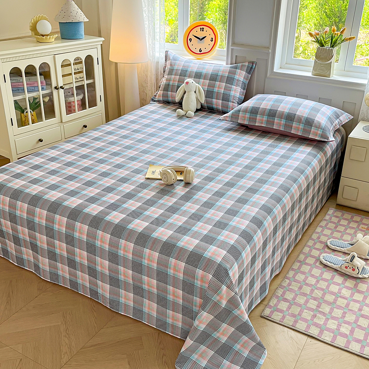 禧安居 2025新款高支高密活性印染全棉印花床单单床单（支持定制尺寸） 漫语