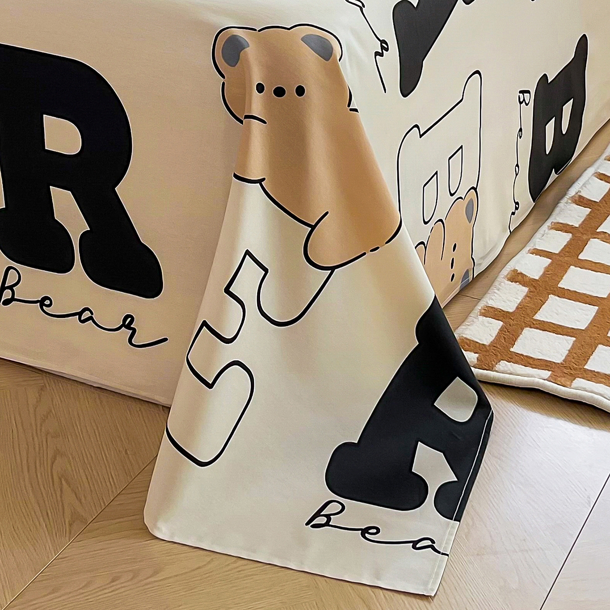 91家纺网 家纺一手货源 找家纺 禧安居 2025新款高支高密活性印染全棉印花床单单床单（支持定制尺寸） 小淘气