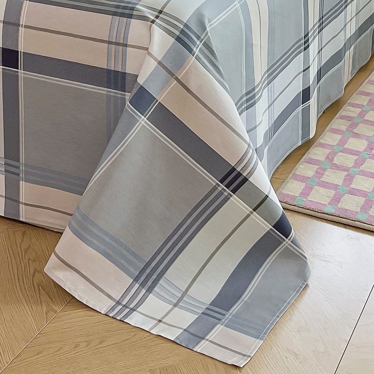 91家纺网 家纺一手货源 找家纺 禧安居 2025新款高支高密活性印染全棉印花床单单床单（支持定制尺寸） 一语空间