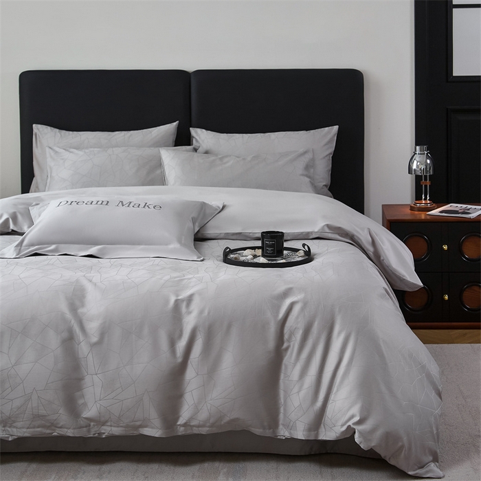 91家纺网 家纺一手货源 找家纺 （总）ONE TWO ONE 121 2025新款高支高密长绒棉贡缎提花四件套-璀璨光影【会员-20 平台控价券后不得低于228/318/338元】