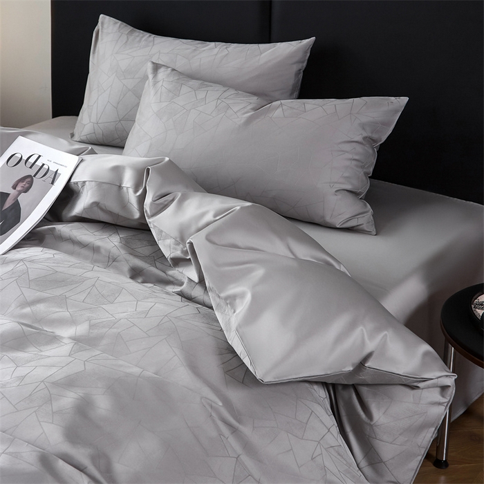 91家纺网 家纺一手货源 找家纺 （总）ONE TWO ONE 121 2025新款高支高密长绒棉贡缎提花四件套-璀璨光影【会员-20 平台控价券后不得低于228/318/338元】