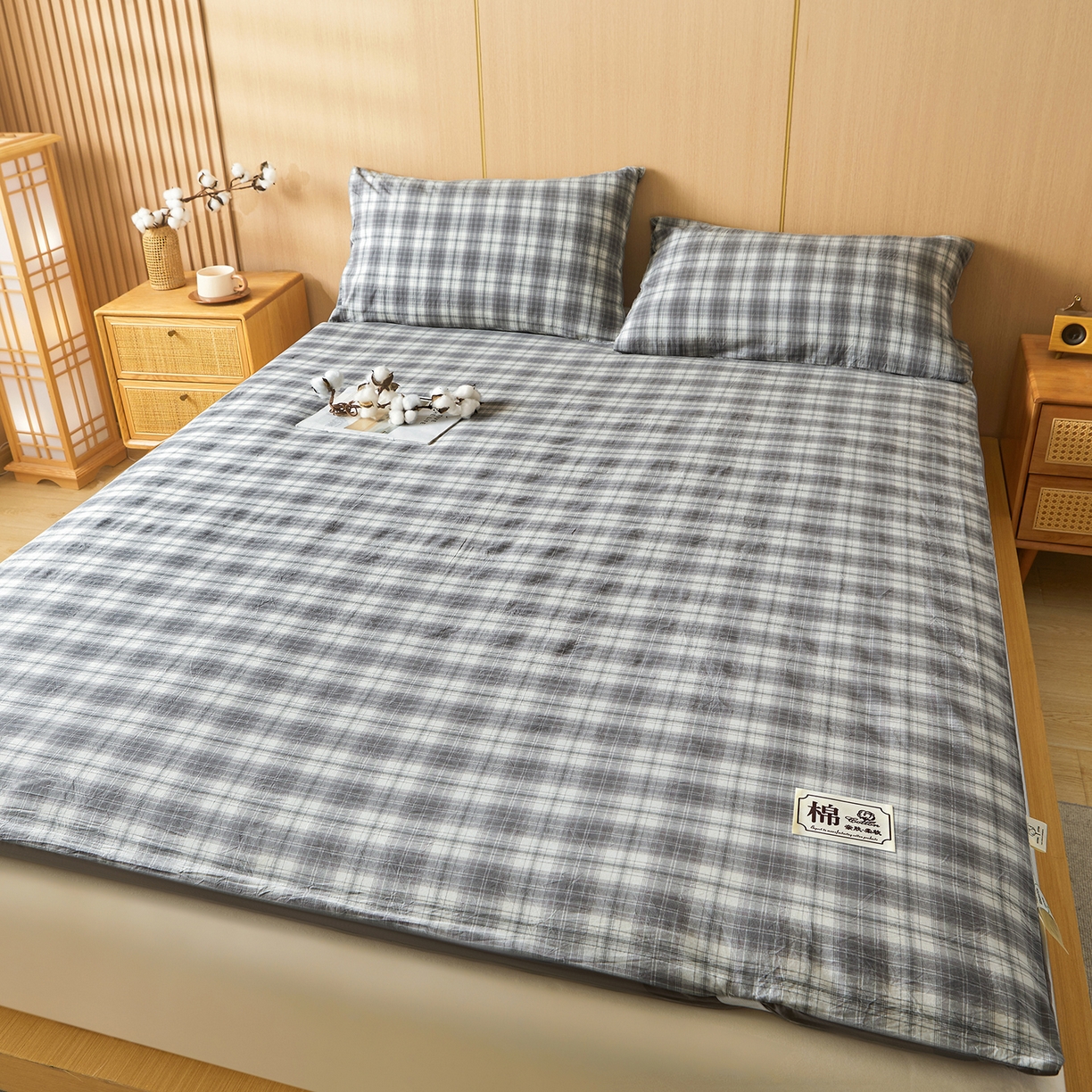 91家纺网 家纺一手货源 找家纺 （总）晓时候 20252新款可拆洗新疆棉花床垫被褥子学生宿舍亲肤水洗棉棉花床垫-家用款