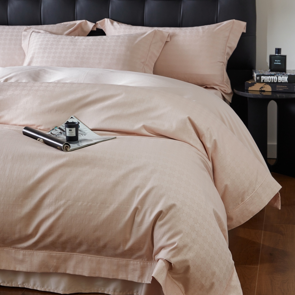 91家纺网 家纺一手货源 找家纺 （总）鼎飞家纺 2025新款长绒棉全棉纯棉提花四件套