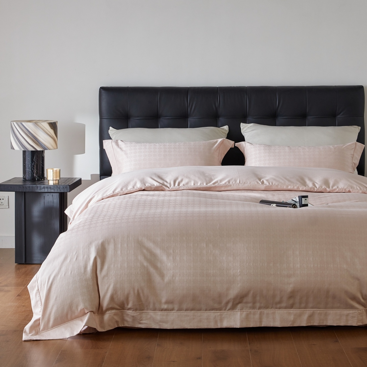 91家纺网 家纺一手货源 找家纺 （总）鼎飞家纺 2025新款长绒棉全棉纯棉提花四件套