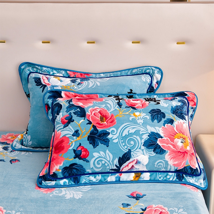 91家纺网 家纺一手货源 找家纺 缘莉娜家纺 2025高克重8斤牛奶绒四件套金貂绒法莱绒加厚保暖直播电商爆款 家和万事兴