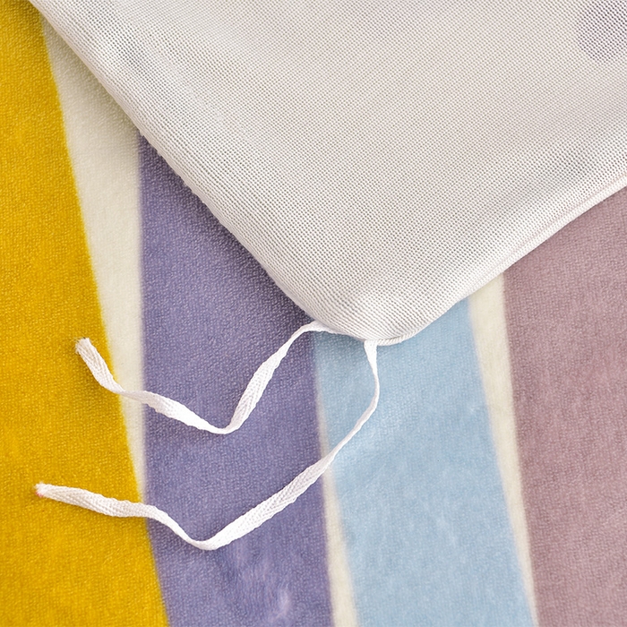 91家纺网 家纺一手货源 找家纺 缘莉娜家纺 2025新款亲肤舒适牛奶绒印花床裙花边款单被套单件被套单品被套 多彩生活