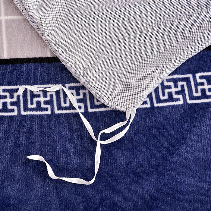 91家纺网 家纺一手货源 找家纺 缘莉娜家纺 2025新款亲肤舒适牛奶绒印花床裙花边款单被套单件被套单品被套 海阔天空