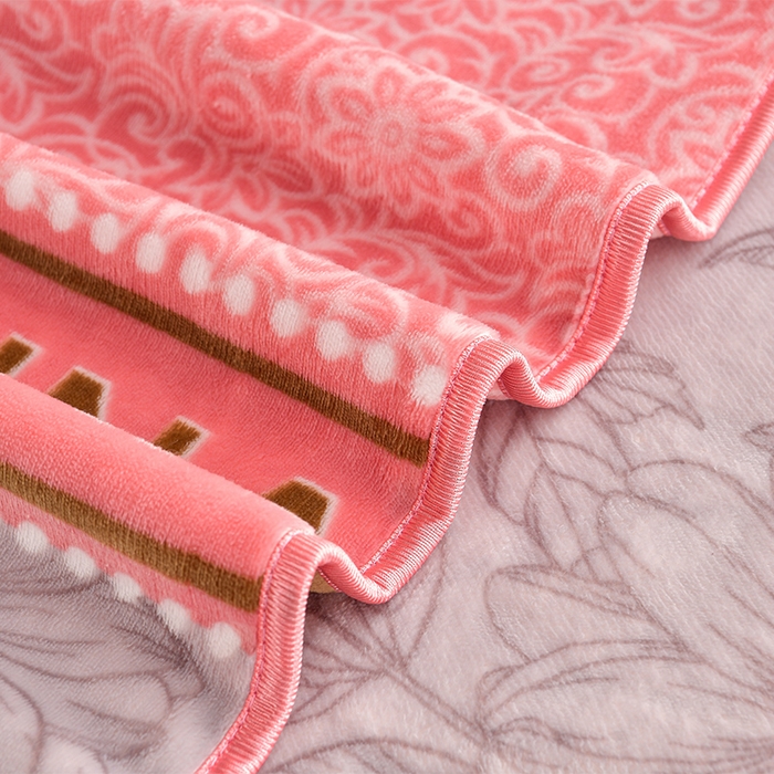 91家纺网 家纺一手货源 找家纺 缘莉娜家纺 2025新款亲肤舒适牛奶绒印花床裙花边款单被套单件被套单品被套 花韵