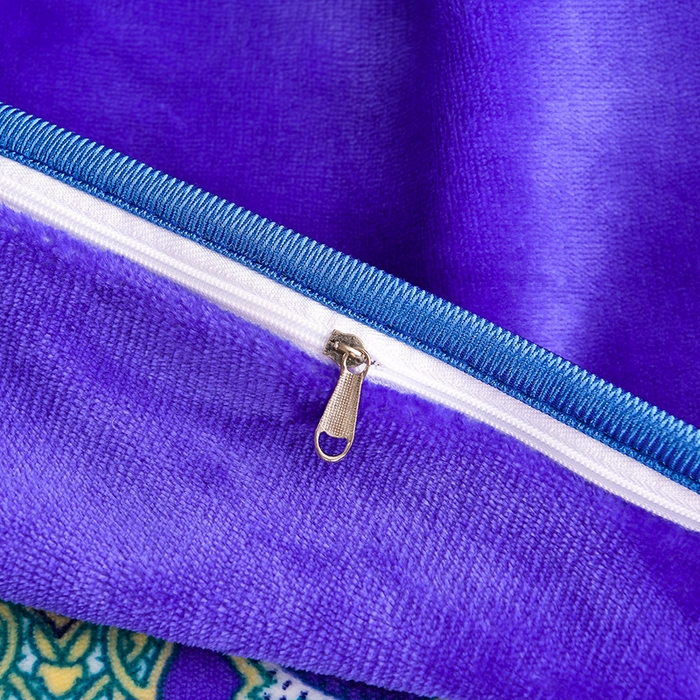 91家纺网 家纺一手货源 找家纺 缘莉娜家纺 2025新款亲肤舒适牛奶绒印花床裙花边款单被套单件被套单品被套 浪漫花都