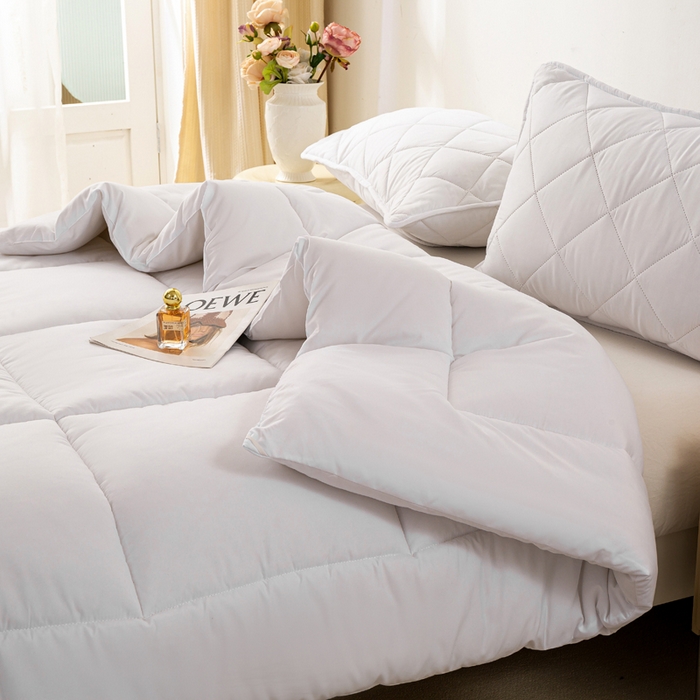 91家纺网 家纺一手货源 找家纺 （总）憨豆家纺 2025新款磨毛四季被春秋被丝棉加厚冬被学生宿舍被子酒店宾馆跨境被芯（含买家秀）