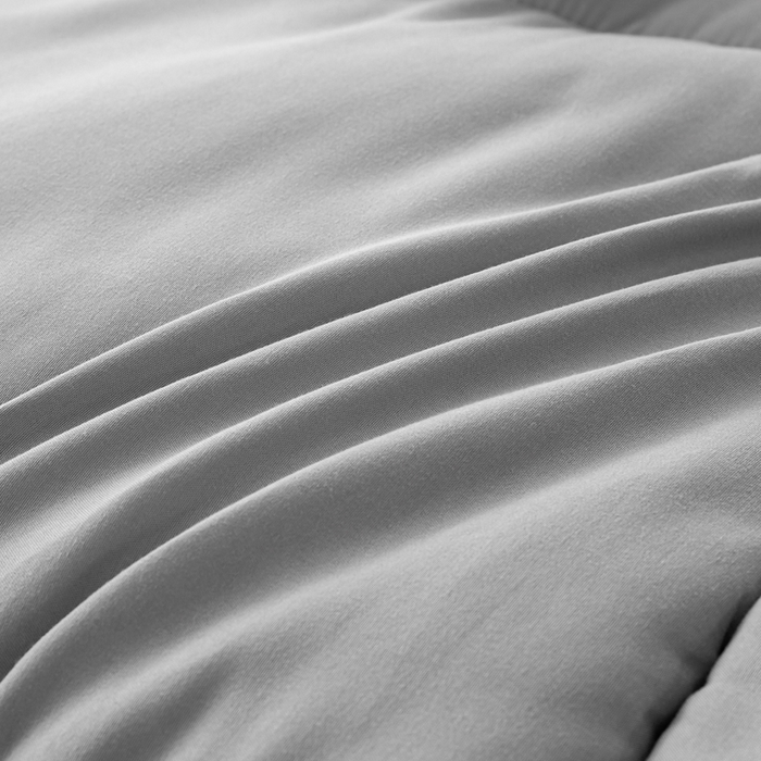 91家纺网 家纺一手货源 找家纺 憨豆家纺 2026新款磨毛四季被春秋被丝棉加厚冬被学生宿舍被子酒店宾馆跨境被芯 格调灰