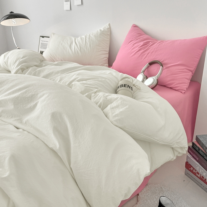 91家纺网 家纺一手货源 找家纺 （总）芷凡家纺 2025新款A类加厚水洗棉云朵棉四件套