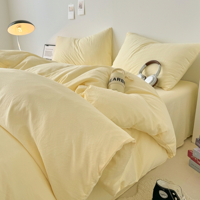 91家纺网 家纺一手货源 找家纺 （总）芷凡家纺 2025新款A类加厚水洗棉云朵棉四件套