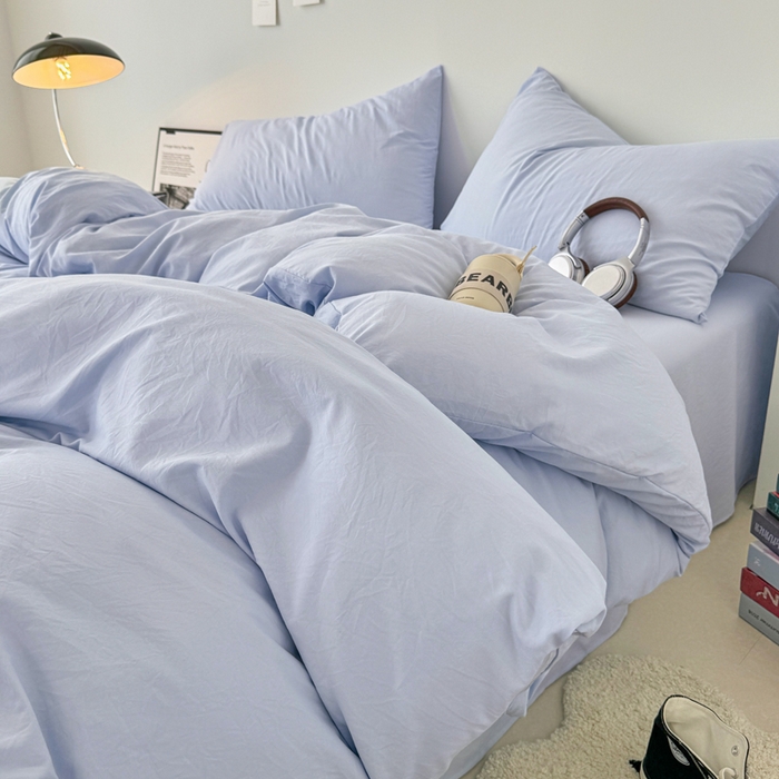 91家纺网 家纺一手货源 找家纺 （总）芷凡家纺 2025新款A类加厚水洗棉云朵棉四件套