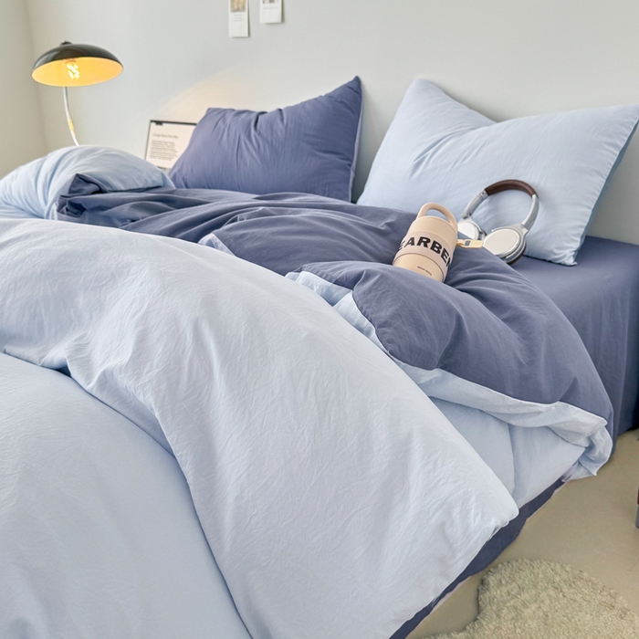 91家纺网 家纺一手货源 找家纺 （总）芷凡家纺 2025新款A类加厚水洗棉云朵棉四件套