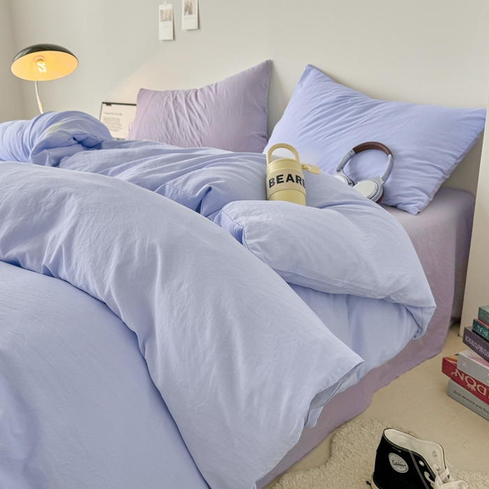 91家纺网 家纺一手货源 找家纺 （总）芷凡家纺 2025新款A类加厚水洗棉云朵棉四件套